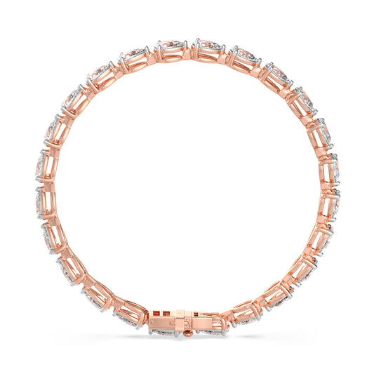 Pear-Cut Diamond Tennis Bracelet Pear-Cut Diamond Tennis Bracelet
