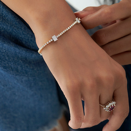 Round Radiant Tennis Bracelet Round Radiant Tennis Bracelet