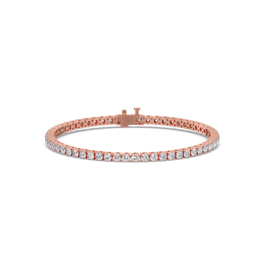 Endless Round Diamond Tennis Bracelet Endless Round Diamond Tennis Bracelet - Rose