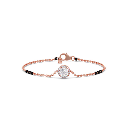 card-product Solitaire Accent Diamond Mangalsutra Bracelet