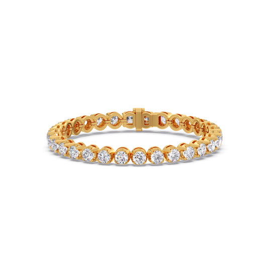 Lustre Round Diamond Bracelet Lustre Round Diamond Bracelet - Yellow