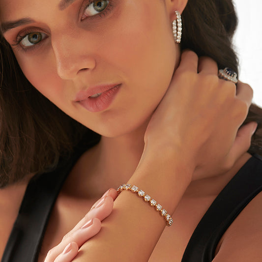 Lustre Round Diamond Bracelet Lustre Round Diamond Bracelet