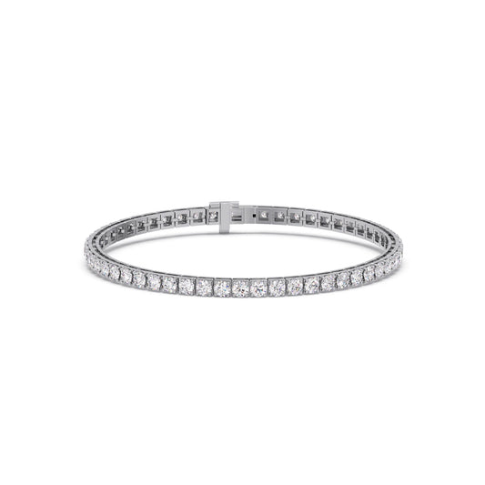 Luminance Link Round Diamond Tennis Bracelet Luminance Link Round Diamond Tennis Bracelet - White