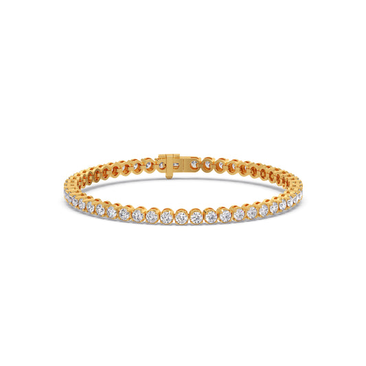 Eternal Grace Round Diamond Tennis Bracelet Eternal Grace Round Diamond Tennis Bracelet - Yellow