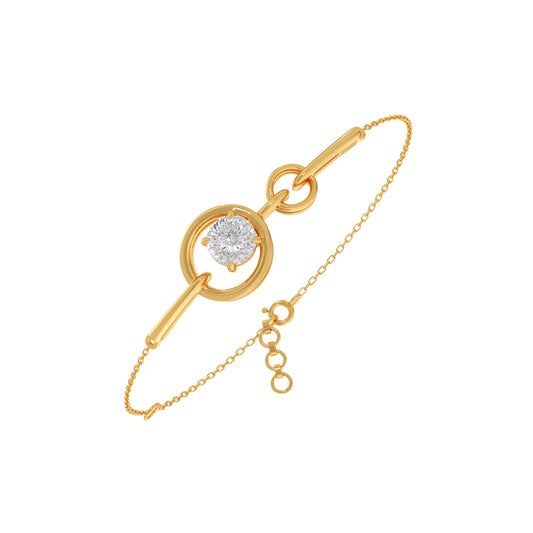 Portuguese Orbit Chain Bracelet Portuguese Orbit Chain Bracelet - Yellow