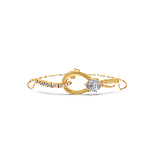 Hexa Loom Chain Bracelet Hexa Loom Chain Bracelet - Yellow