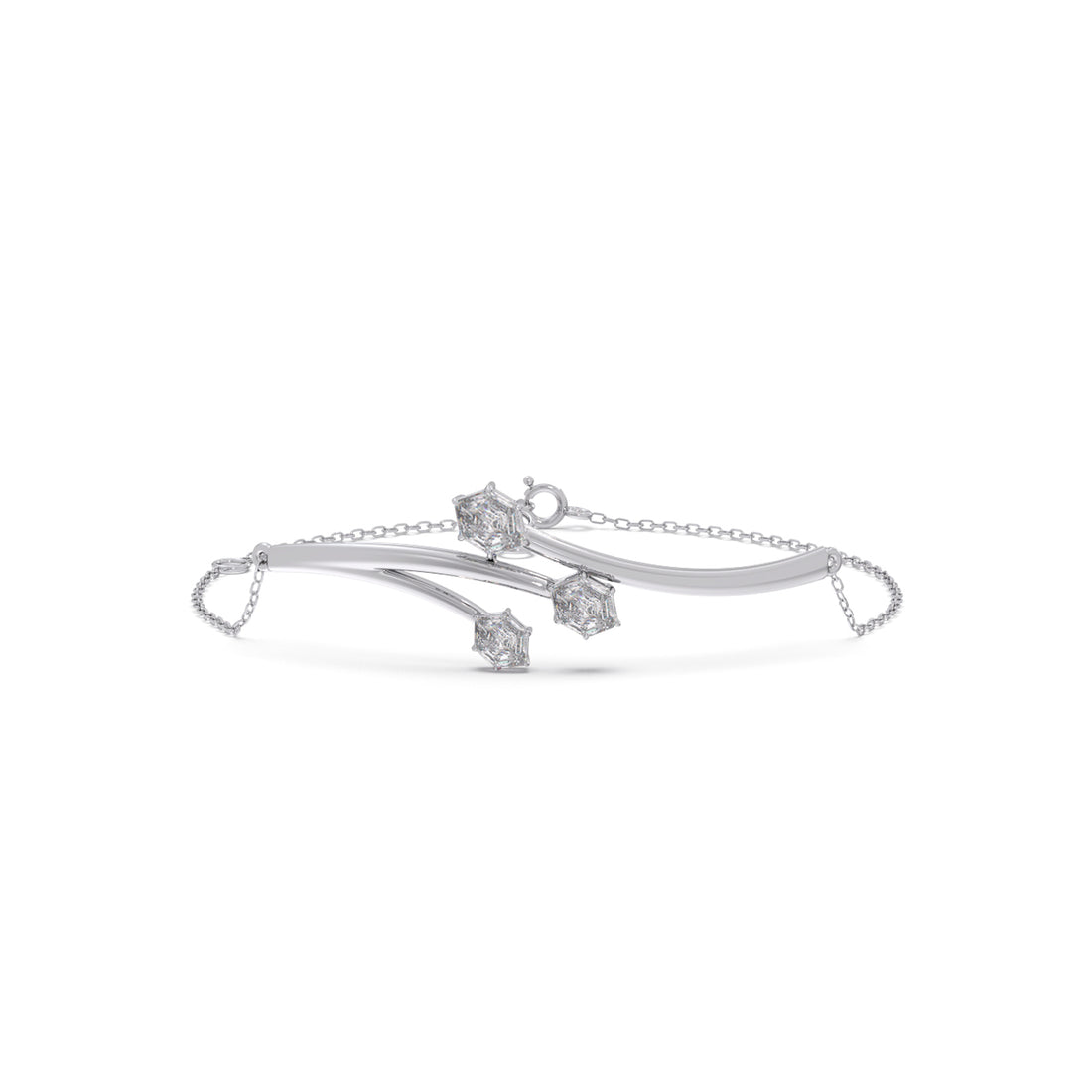 Hexa Twig Chain Bracelet