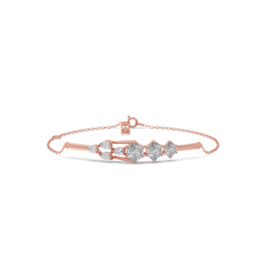Hexa Axis Chain Bracelet