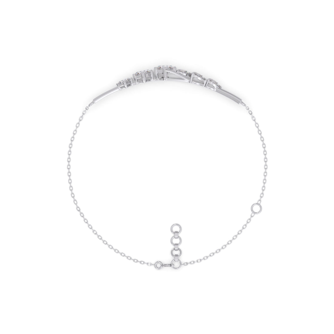 Hexa Axis Chain Bracelet