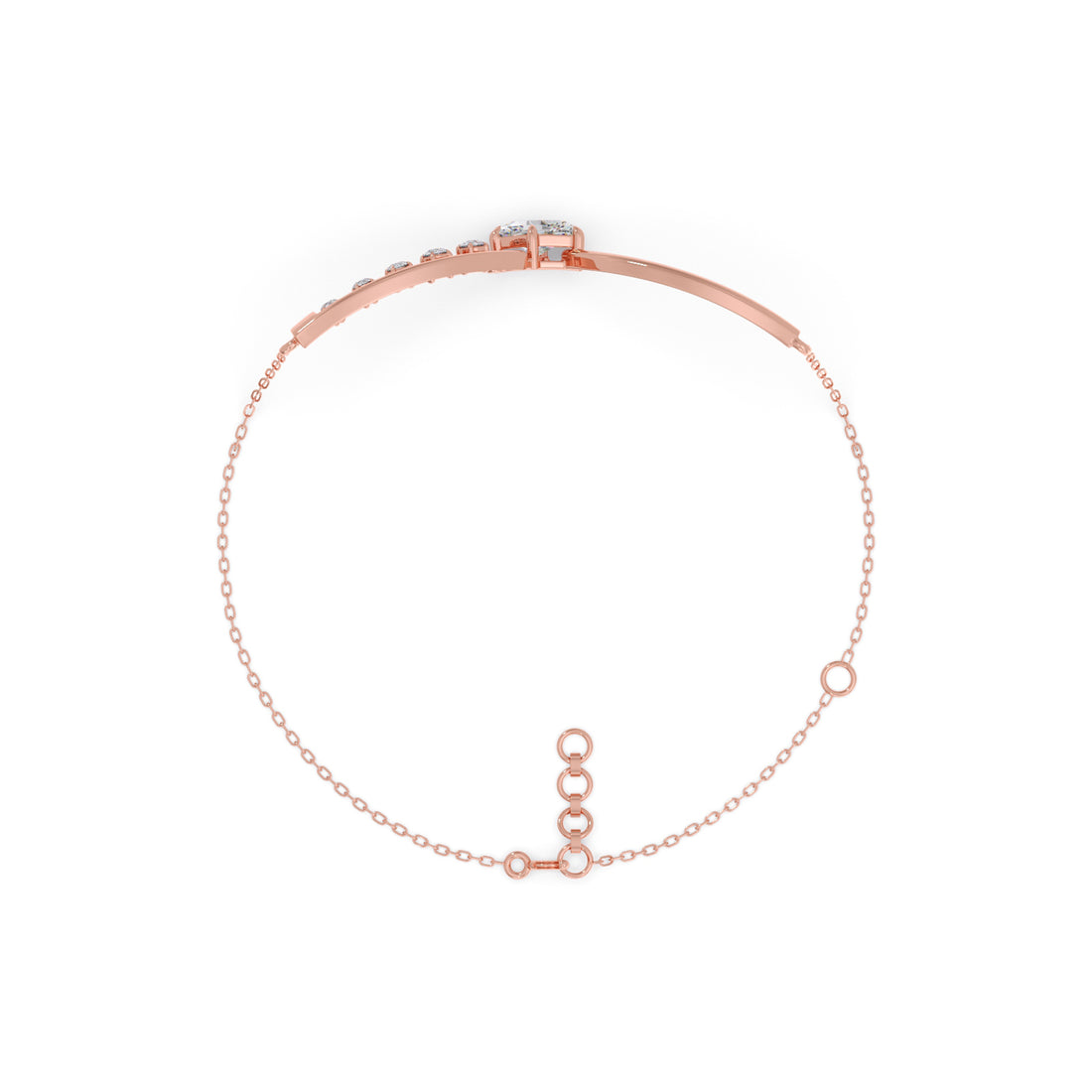 Hexa Horizon Chain Bracelet
