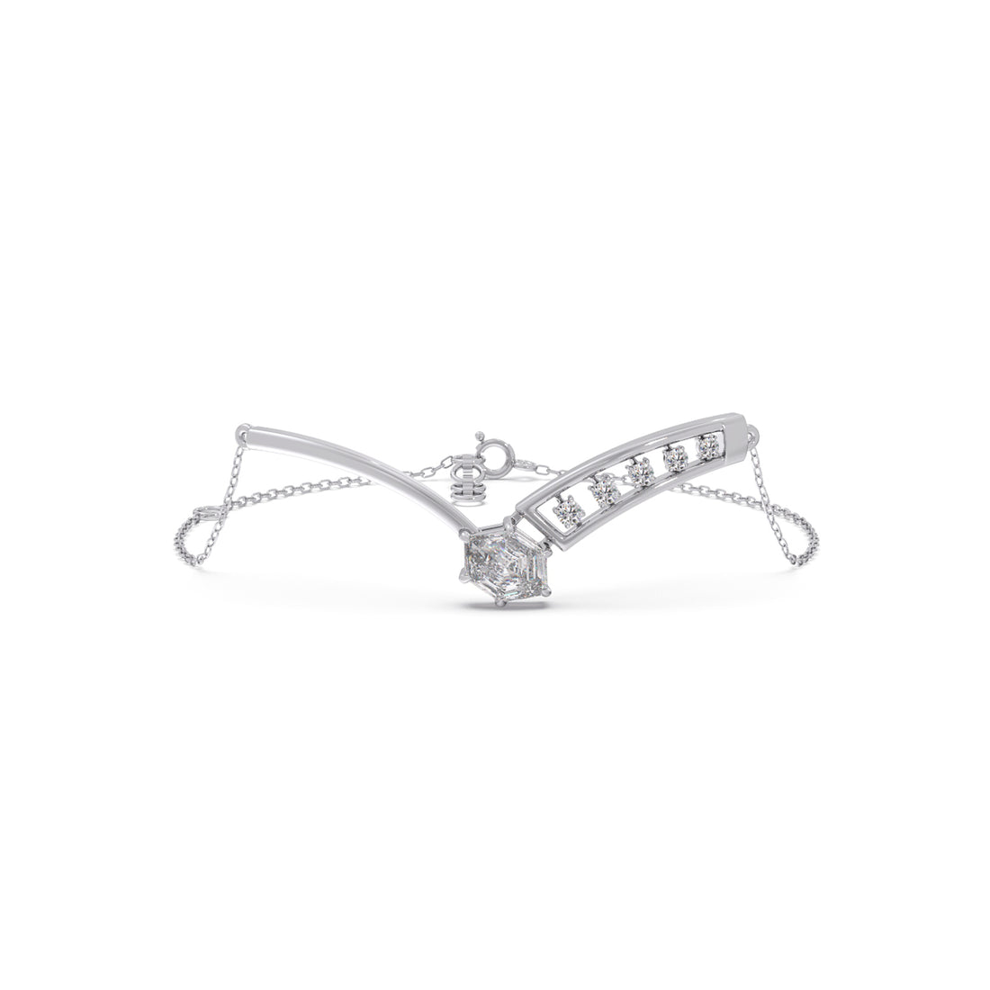 Hexa Horizon Chain Bracelet