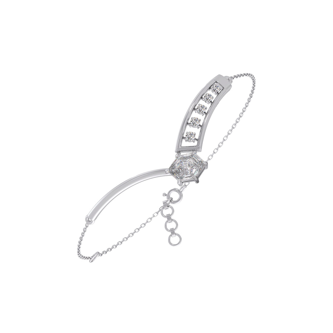 Hexa Horizon Chain Bracelet