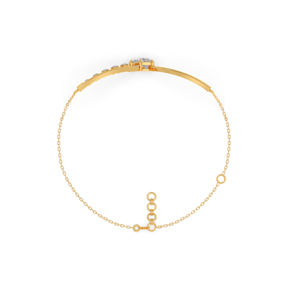 Hexa Horizon Chain Bracelet