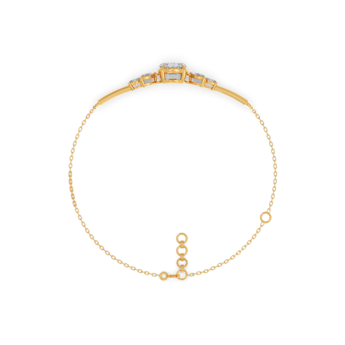 Portuguese Symmetric Chain Bracelet