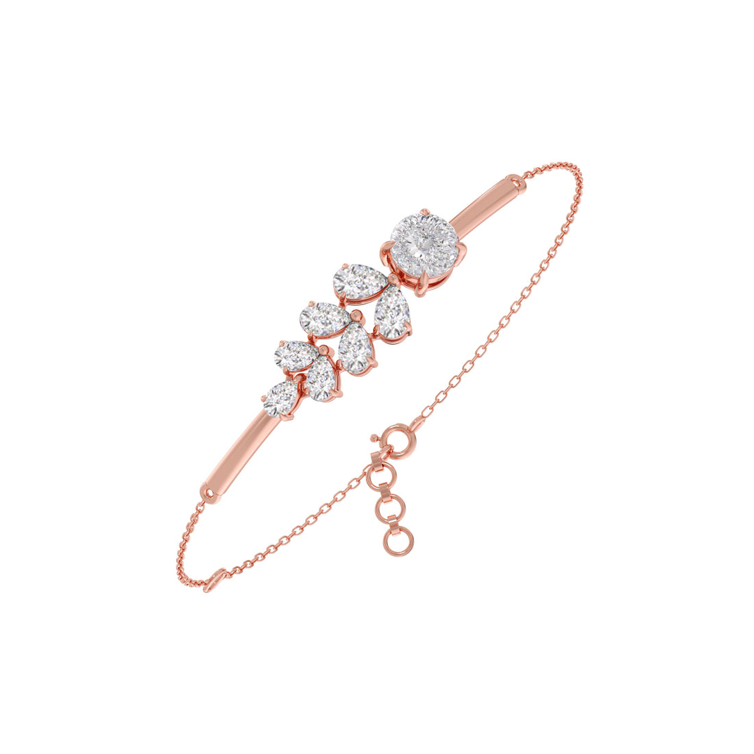 Portuguese Pear Trail Chain Bracelet