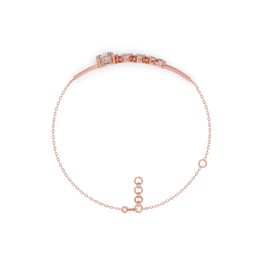 Portuguese Pear Trail Chain Bracelet