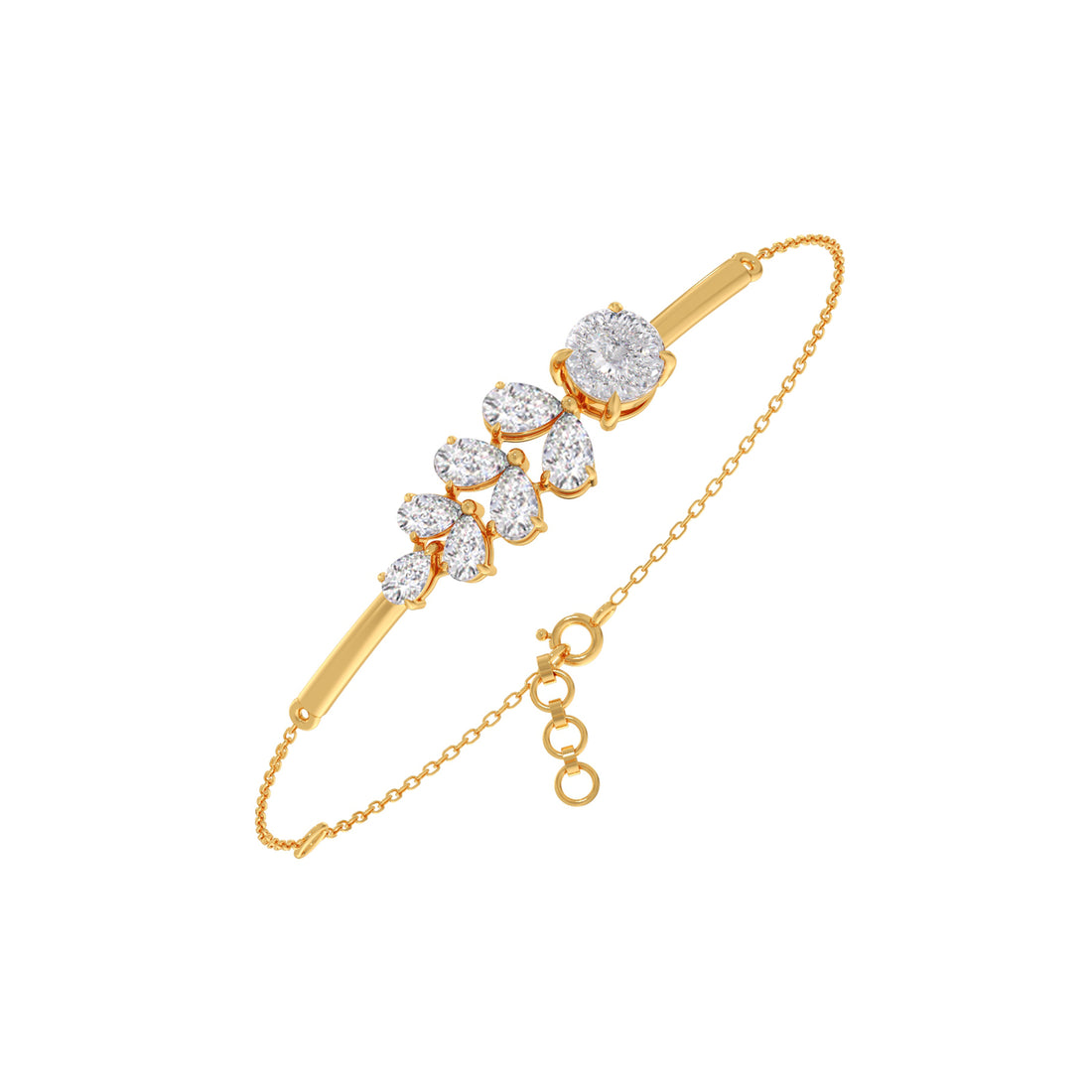 Portuguese Pear Trail Chain Bracelet