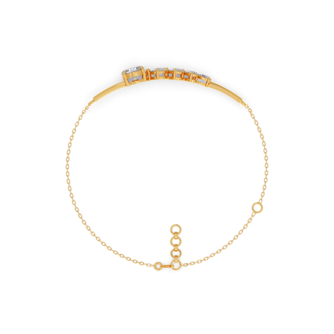 Portuguese Pear Trail Chain Bracelet