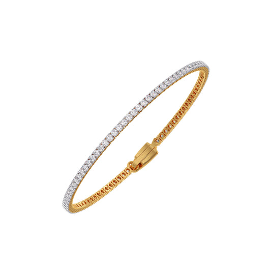 Round Radiance Tennis Bracelet Round Radiance Tennis Bracelet - Yellow