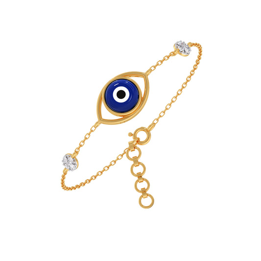 Lumiere Evil-Eye Diamond Chain Bracelet Lumiere Evil-Eye Diamond Chain Bracelet - Yellow