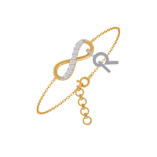 Unending Light Link R Diamond Kids Bracelet Unending Light Link R Diamond Kids Bracelet - Yellow