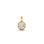 Solitaire Bezel Set Diamond Pendant Solitaire Bezel Set Diamond Pendant