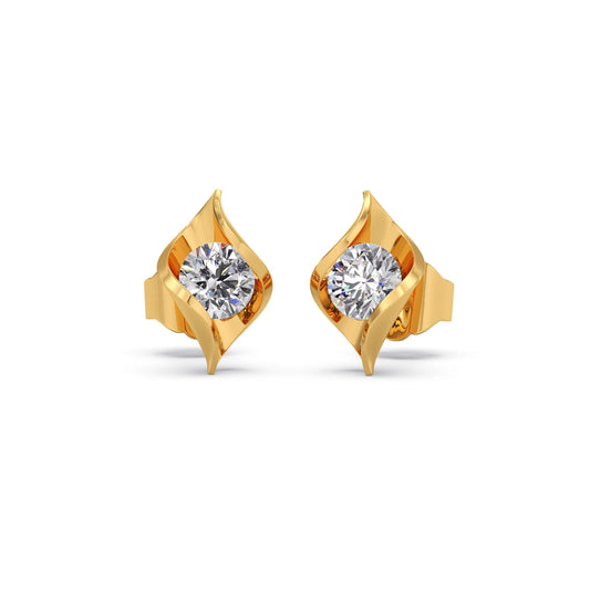 Evergreen Round Diamond Earrings Evergreen Round Diamond Earrings - Yellow