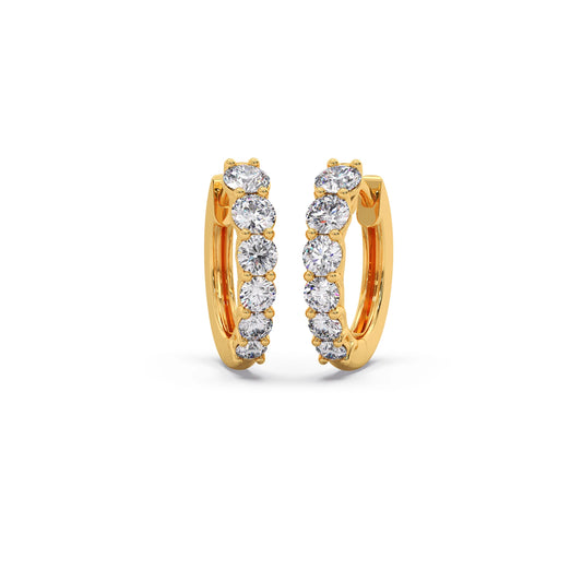 Everyday Round Diamond Earring Everyday Round Diamond Earring - Yellow