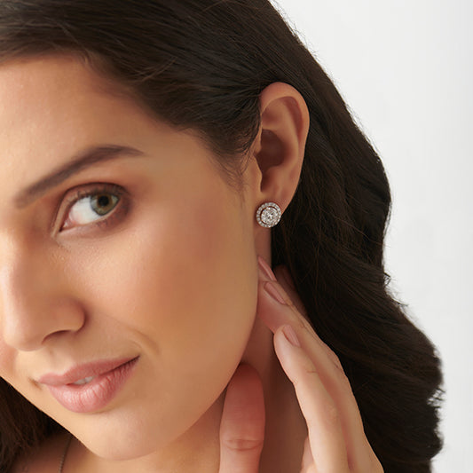 Everlasting Round Diamond Studs Earring Everlasting Round Diamond Studs Earring - MQ