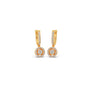 Diamond Huggie Hoop Dangle Earrings Diamond Huggie Hoop Dangle Earrings