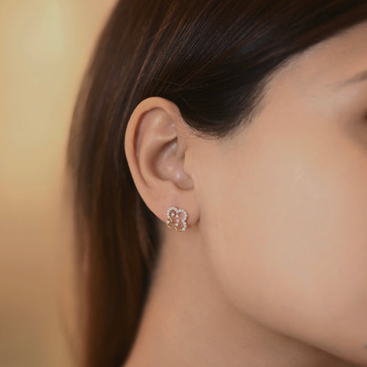 Blush Bloom Diamond Stud Earrings Blush Bloom Diamond Stud Earrings