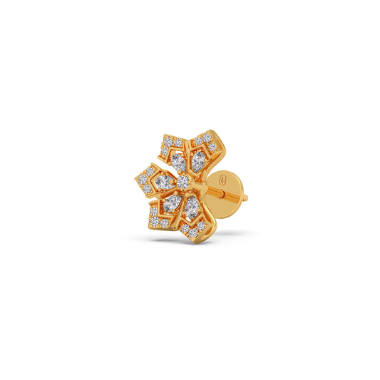 Pear & Round Sparkle Stud Earrings Pear & Round Sparkle Stud Earrings - Yellow