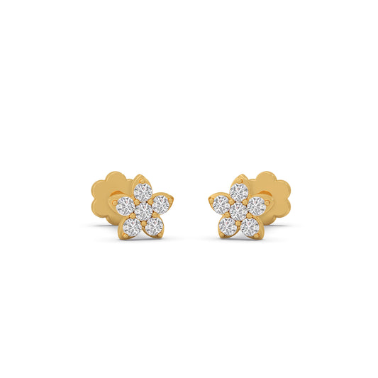 Stellar Petal Stud Earings Stellar Petal Stud Earings - Yellow
