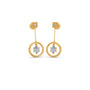 Hexa Loop Dangling Earrings Hexa Loop Dangling Earrings