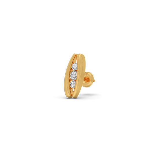 Round Diamond Evermore Studs Round Diamond Evermore Studs - Yellow