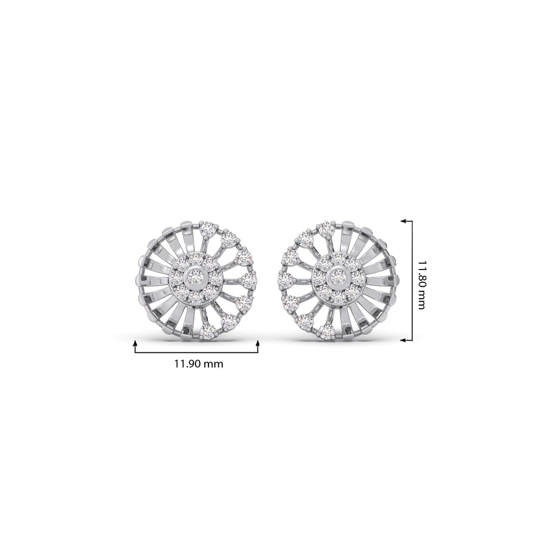 Halora Diamond Stud Earrings