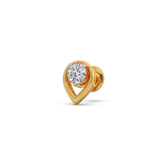 Majesty Round Solitaire Stud Earrings Majesty Round Solitaire Stud Earrings - Yellow