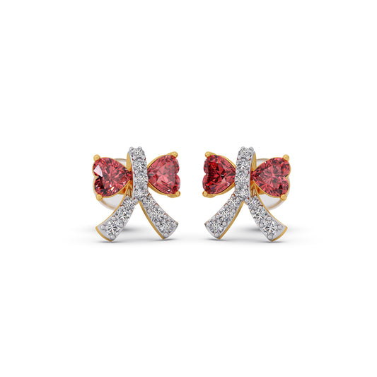Crimson Knot Diamond Kids Earrings Crimson Knot Diamond Kids Earrings - Yellow
