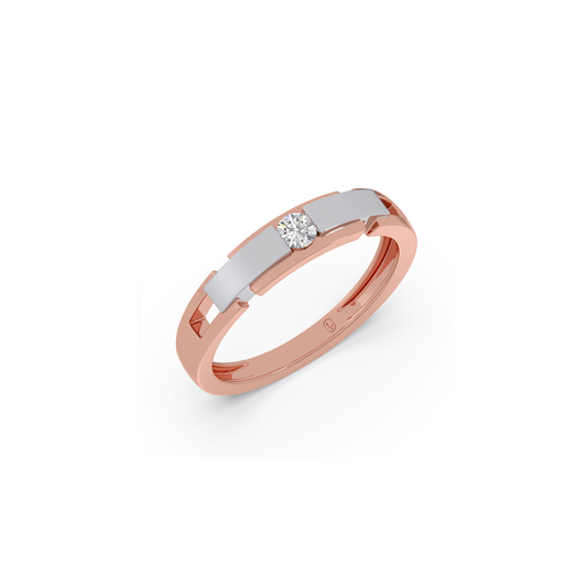 Together in Time Diamond Couple Band For Him Together in Time Diamond Couple Band For Him - Rose