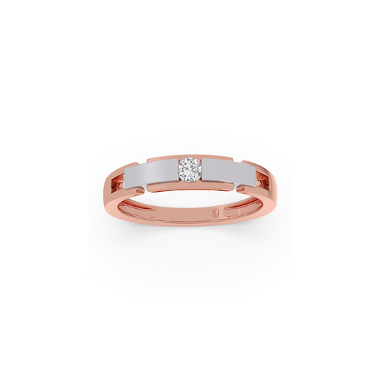 Together in Time Diamond Couple Band For Him Together in Time Diamond Couple Band For Him - Rose