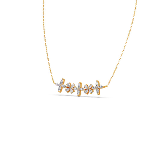 account-offers Marquise & Pear Diamond Cluster Necklace