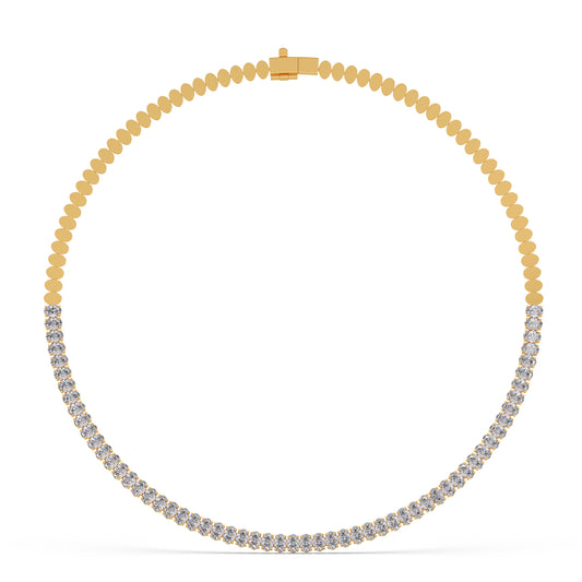 Whispering Ovals Diamond Necklace Whispering Ovals Diamond Necklace - Yellow