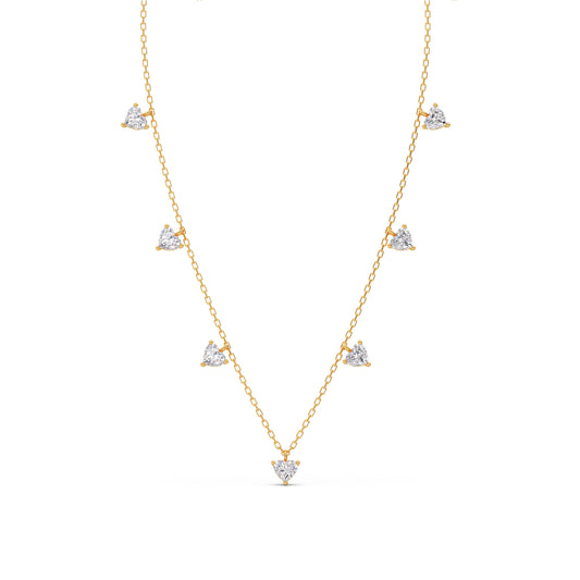 Stardust Heart Diamond Necklace Stardust Heart Diamond Necklace - Yellow