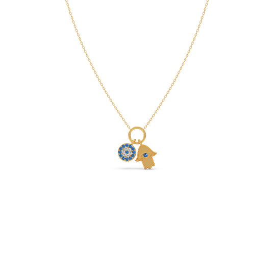 card-product Circle of Protection Charms Necklace