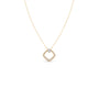 Geometric Shape Cushion Cut Diamond Necklace Geometric Shape Cushion Cut Diamond Necklace