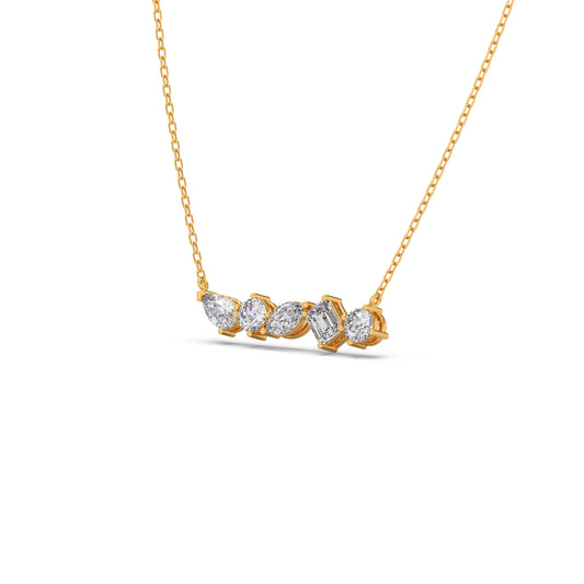 Fancy-Cut Diamond Bar Pendant Fancy-Cut Diamond Bar Pendant