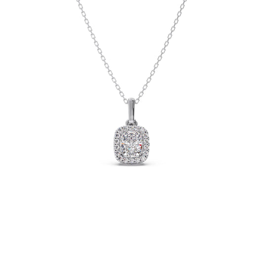 card-product Cushion-Cut Diamond Necklace