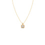 Round Halo Solitaire Pendant Necklace Round Halo Solitaire Pendant Necklace