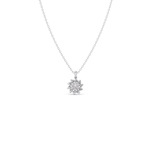 Starburst Diamond Platinum Pendant Starburst Diamond Platinum Pendant - Plt