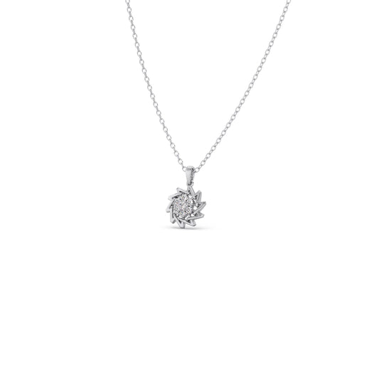 Starburst Diamond Platinum Pendant Starburst Diamond Platinum Pendant